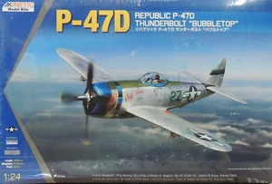 KIT AVIÓN PLÁSTICO ESCALA 1:24 GRANDE CINÉTICO BUBBLETOP SEGUNDA GUERRA MUNDIAL USAF P-47D - Imagen 1 de 2
