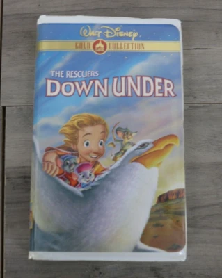 The Rescuers Down Under Walt Disney Clamshell VHS Tape Movie - Image 1 of 3