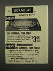1953 M-K Enterprises Scrabble Turn Table Ad - For Scrabble players only!