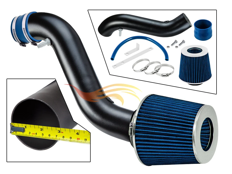 Kit de admisión de aire Ram corta BCP RW AZUL 1992-1996 Camry DX DLX LE XLE 2,2 L + filtro Foto 1 de 4