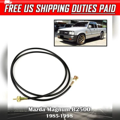 Cable velocímetro carrocería dura Speedo para Mazda B2000 B2200 B2600 1985-1998 Foto 1 de 4