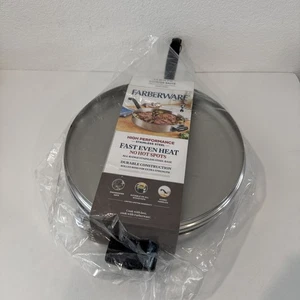 Farberware Sartén Clásica Cubierta de Acero Inoxidable Salteado 12" Todo Tipo Estufa NUEVA - Imagen 1 de 7