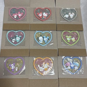 TWICE LOVELYS PERSONAJES SANRIO Posavasos de Goma Transparente Juego Completo de 9 - Imagen 1 de 10