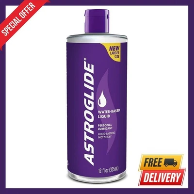 Lubricante a base de agua Astroglide (12 fl oz), lubricante personal líquido, de larga duración Foto 1 de 4