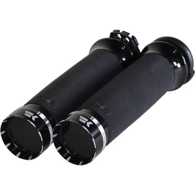 Khrome Werks Grips - Tracer - Custom Contour - Cable - Black 500200 - Imagem 1 de 3