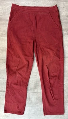 Prairie Underground Pants Red Side Zip Crop Women’s Size M (Actual 29X21.5) - Image 1 of 4