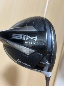 TaylorMade SIM MAX Driver 9° Mitsubishi TM50 Flex S with Cover Used - Picture 1 of 7