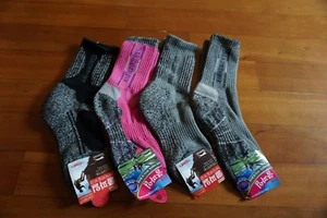 5 Pairs Slazenger Womens Long Socks for Climbing/Hiking/Outdoor/Tracking Sport  - Picture 1 of 9