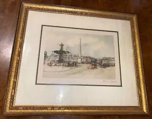 CHARLES BLONDIN Signed & Numbered Paris Etching Profession Framed - Picture 1 of 10