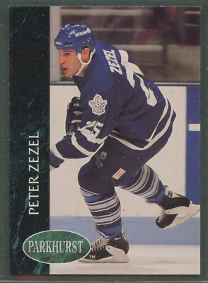 1992-93 Parkhurst #410 Peter Zezel Toronto Maple Leafs - Image 1 of 2