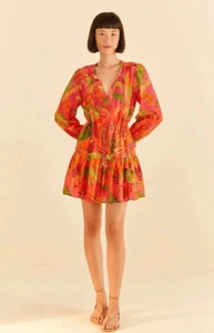 Farm Rio Ombre Forest Mini Dress S Small NEW - Picture 1 of 7
