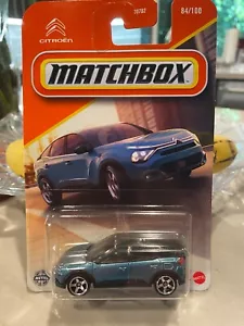 2025 Matchbox Citroen e-C4 #84/100 - Teal Blue - Picture 1 of 1