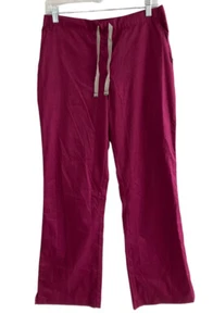 Wonder Wink Unisex Everyday Durable Stretch Comfort Sz S Scrub Pants Wine Color - Picture 1 of 9
