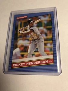 2020 Donruss Baseball Rickey Henderson Retro #219 SP - Picture 1 of 2