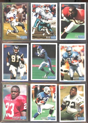 1993 Bowman Football, 1 to 420 You Pick,  NM/M, BB1 - Image 1 of 2