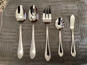 Reed & Barton Royal Britannia Edelstahl 5-teiliges Servierset - Bild 1 von 2