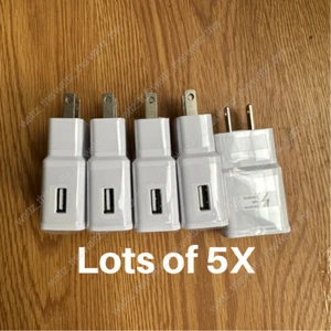 For Samsung Android USB Wall Charger Fast Adapter Block Charging Cube Brick Box - Picture 1 of 13