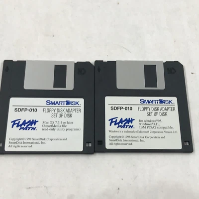 Toshiba Flash Path Floppy Disk Install for SmartMedia Windows and Mac Discs - Image 1 of 4