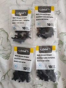 4 pk.Orbit 40pc Drip System Adjustable Multi-Stream Dripper Emitter Sprinkler - Picture 1 of 3