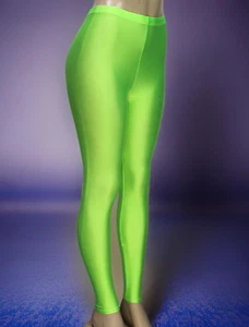 Damen Leggings Stretch Neongrün Größe S - Bild 1 von 7