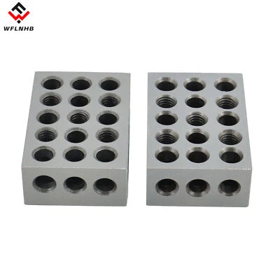 LIGUVCY FOR 1 2 3 BLOCKS SET PRECISION GROUND HARDENED UK 2PCS NEW 0.0002" Parallelism