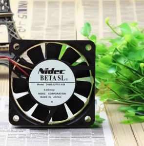NIDEC 100% New and Original Cooling Fan D06R-12PS1 01B 12V 0.20A 60*60*15MM - Picture 1 of 1