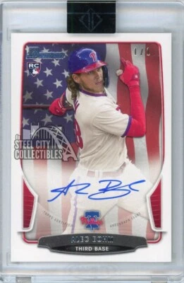 Alec Bohm 2021 Bowman Transcendent Through The Years 2013 Rookie Auto 1/1 - Image 1 of 2