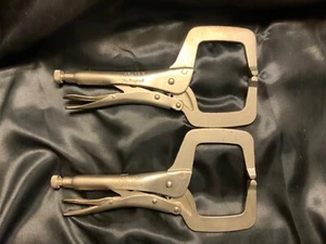 Vise Grip ( The Original) 11R welding style c-clamp Irwin (2 clamps) - Picture 1 of 7