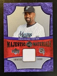 Carlos Delgado 2005 Upper Deck Sweet Spot Majestic Materials Jersey - Marlins - Picture 1 of 1