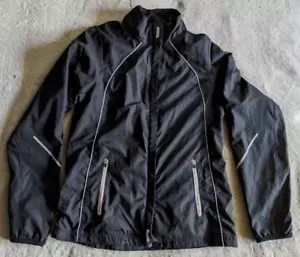 HIND Windbreaker Jacket Womens Small Cycling Jogging Running Black - Picture 1 of 6