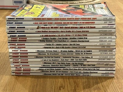 Street Rodder Magazine 2001 - 2003  Lot Of 18 Good Condition Foto 1 de 3