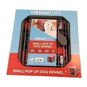NEW Vibrant Life Small Pop Up Dog Kennel 22.50x 14.25x14.50 - Picture 1 of 5