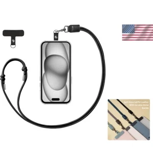 EKAX Cordón Universal para Teléfono Celular, Correa de Nylon Ajustable con Cli... - Imagen 1 de 9
