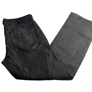 Ecko Unltd Jeans Men Size 36x32 Black Denim Slim Straight Hip Hop Street - Picture 1 of 12