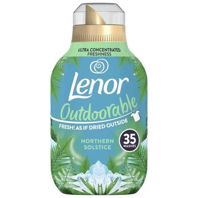 1x Lenor Outdoorable Fabric Conditioner 490ml Concentrated Softener 35 Wash - Image 1 of 2