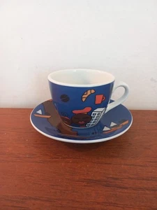 ESCHENBACH ALEMANIA TAZA Y PLATILLO DE PORCELANA MODERNISTA - Imagen 1 de 15