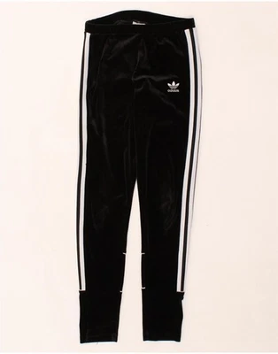 ADIDAS Womens Leggings UK 6 XS Black Polyester AD02 - Image 1 of 4