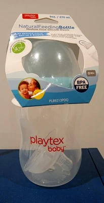  NUEVO Biberón Natural Playtex Bebé Flujo Medio Pezón 9oz. Reducir cólicos Foto 1 de 4