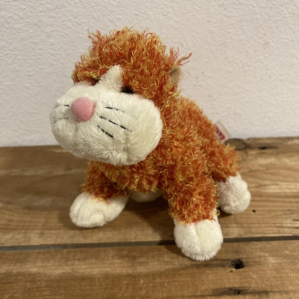 GANZ Webkinz Cheeky Cat Orange Original Plush Used Rare Retired No Code - image 1 of 4