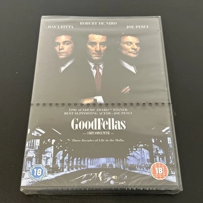 GOODFELLAS GENUINE R2 DVD ROBERT DE NIRO JOE PESCI RAY LIOTTA NEW/SEALED - Image 1 of 4