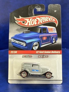 Hot Wheels Real Riders Metall/Metall B&M '32 Ford Sedan Delivery silbergrau - Bild 1 von 10