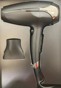 Professional Hair Dryer GHD 'Helios' - Black & Silver - Brand New - Picture 1 of 9