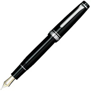 Sailor Professional Gear Silver Fountain Pen Black Extra Fine Nib 11-2037-120 - Picture 1 of 3