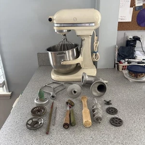 KITCHENAID HOBART MIXER LIFT STAND MODEL K5-A BOWL & WHISK 10 SPEED - READ - Picture 1 of 21