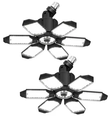 LED Garage Light 2 Pack Super Bright 15000LM LED Shop Ceiling Lights 6500K Ga... - Image 1 of 4