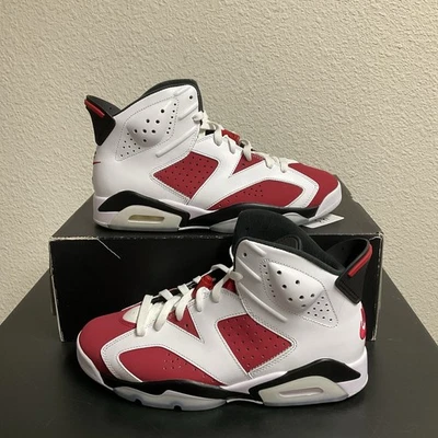Jordan 6 Retro OG Carmine 2021 Release Size 8.5 - Image 1 of 4