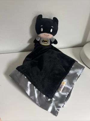 Hallmark Itty Bittys DC Comics Batman Black Satin Trim Security Blanket Lovey - Image 1 of 4