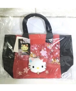 Hello Kitty Tote Bag japanisches Muster Limited Edition Größe: L 28 × B 17 cm - Bild 1 von 4