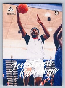 Jonathan Kuminga Rookie - 2021 Panini Chronicles Luminance Draft Picks #80