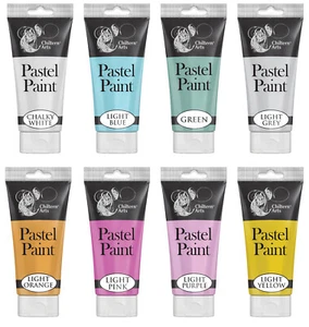 8x Pastel Paint Tubes 120ml Artist Arts & Crafts Kids Activity Fun Kit Portrait - Picture 1 of 1
